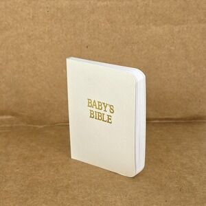 Vintage Lee Middleton Illustrated Baby's Bible Real Scripture Miniature 2.5"x2"